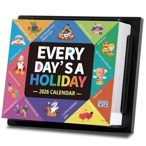 Every Day's A Holiday 2026 Desk Calendar