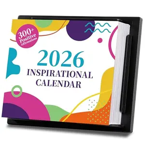 Youthamazing motivational desk calendar with daily affirmations and tear-off pages