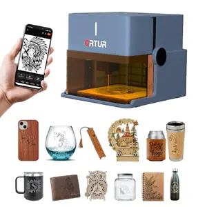 Ortur R1 foldable laser engraver with gift box for flag-themed presents