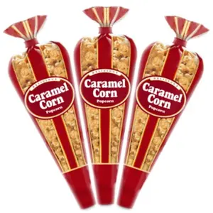 Caramel corn mini cones pack