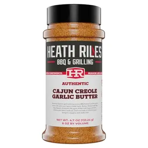 Heath Riles Cajun Seasoning Rub jar