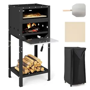 Happygrill wood-fired pizza oven with cover