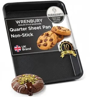 Wrenbury quarter sheet carbon steel non-stick baking tray