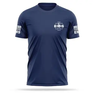 13FA patriotic EMS utility t-shirt with moisture-wicking fabric