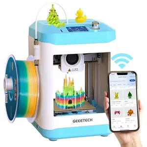 XZN M1S mini 3D printer with filament roll and accessories