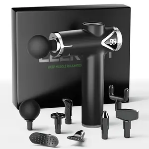 LEERCON massage gun with 8 attachments