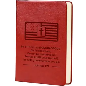 Threepacers American flag cross journal