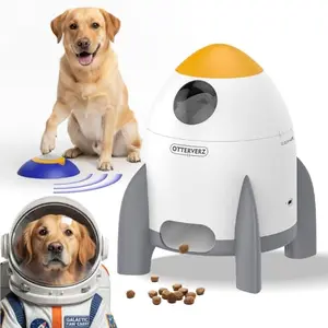 OtterVerz interactive dog puzzle feeder with remote button