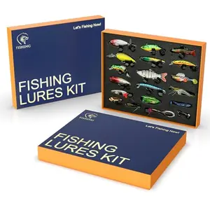 CU CUSTOMPER 41-piece fishing lure kit in business style box