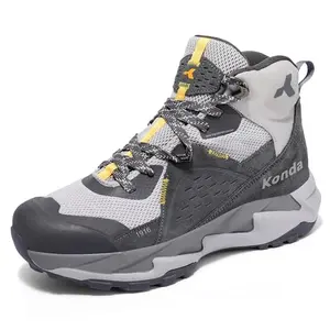 B LUCK SHOE men's waterproof hiking boots in brown