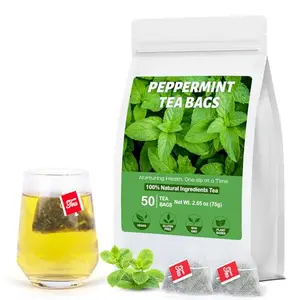 Oryvox Peppermint Tea Bags in plain packaging