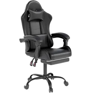OS MOTOR gaming chair reclining flat with footrest