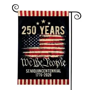 250 Years America Garden Flag 1776-2026 by DECOLPARTY