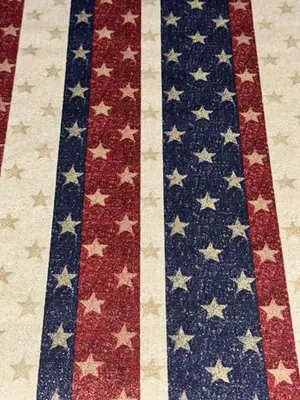 Fabric Traditions American flag cotton fabric 1 yard precut