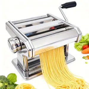 Ginxesh Pasta Maker Machine with 7 thickness settings and removable handle