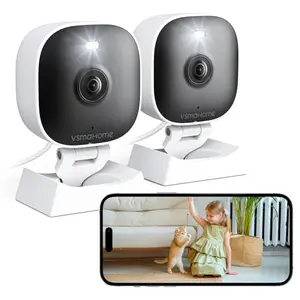 VSMAHOME 2-pack security camera set for indoor and outdoor use