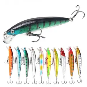 Generic 10-pack fishing lures in multiple color patterns