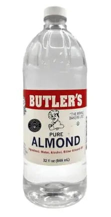 Butler's Best Pure Almond Extract 32 oz plastic bottle