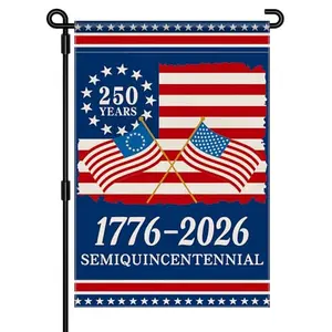 250th Anniversary America Garden Flag 1776-2026 by Aymolas