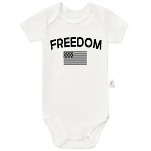 Eorjuek Freedom Patriotic bodysuit baby