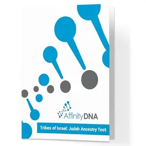 Ancient DNA Hub Tribes of Israel digital report on laptop screen