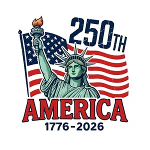 HD Handichi Design large vinyl patriotic stickers with Statue of Liberty