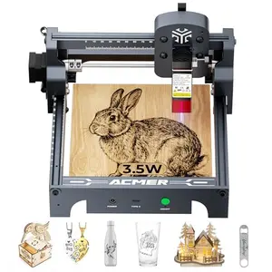 ACMER S1 laser engraver for detailed flag engravings on small items