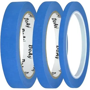 DOAY multi-size painter's tape pack with three roll widths