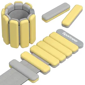 Sportneer upgraded silicone wrist weights with watch-style strap