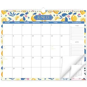 GuassLee Wall Calendar 2026-2027 for teachers with to-do list and notes