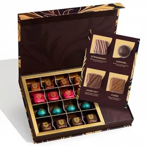 Gildory chocolate gift box with 16 individually wrapped assorted chocolates