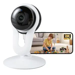 woomo white indoor pet monitoring camera with night vision
