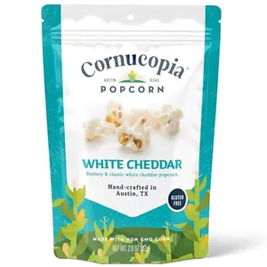 Cornucopia White Cheddar Popcorn bag