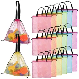 Shinylin 18-Pack Mesh Beach Tote Bags