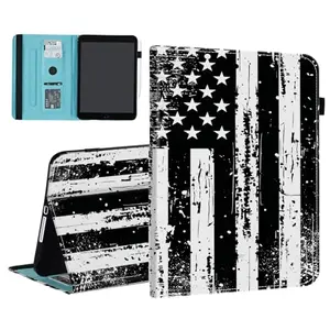 BFUKVOU vintage American flag case with card slots for Tab S11