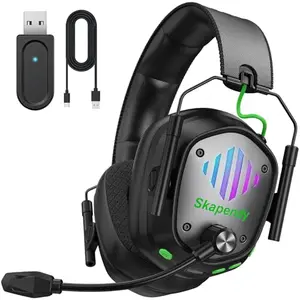 SKAPENDY VK81 wireless gaming headset in graphite black
