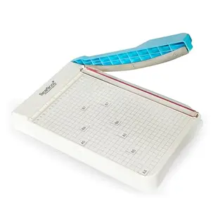 BearBoss 12 inch paper cutter with storage compartment for clean cuts