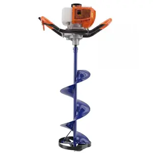 Garvee 52CC gas ice auger 10 inch orange