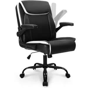NEO CHAIR black and white mid-back office chair