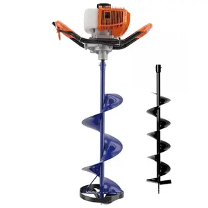 GAOMON 52CC gas ice auger with earth auger bit