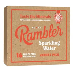 Rambler sparkling water cans with customizable flavor selection
