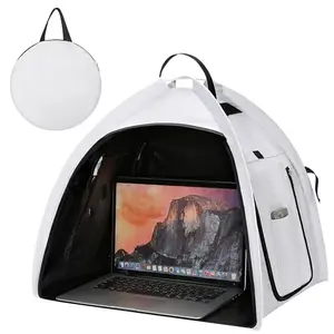 MoKo laptop sun shade tent with side pockets and portable design