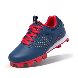 EQW kids baseball cleats with breathable mesh upper and rubber studs