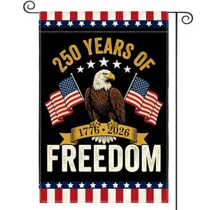 AVOIN colorlife 250 years of freedom patriotic garden flag