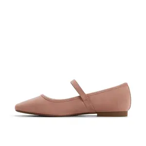Call It Spring Janeyy women's pink ballerina flats with buckle