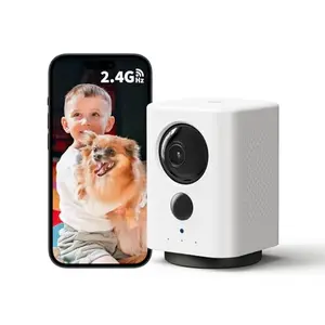 ELYSOO wireless indoor pet camera battery powered white
