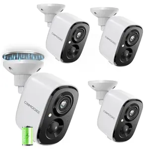 CINMOORE 4-pack wireless security cameras with magnetic mounting