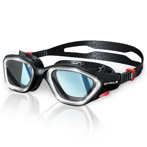 Whale HD anti-fog swim goggles with premium silicone frame for lap swimmers