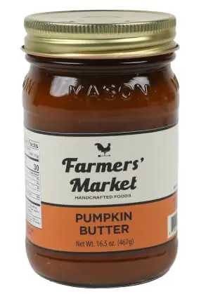 Farmers Market Pumpkin Butter mason jar