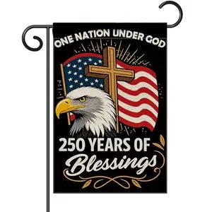 Bcefuho blessings garden flag 250 one nation under god